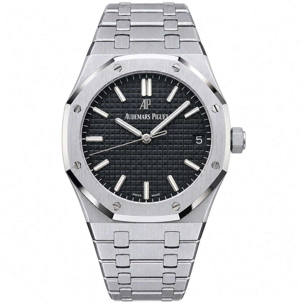 Audemars Piguet Royal Oak 41mm – Steel Black Tapisserie Dial