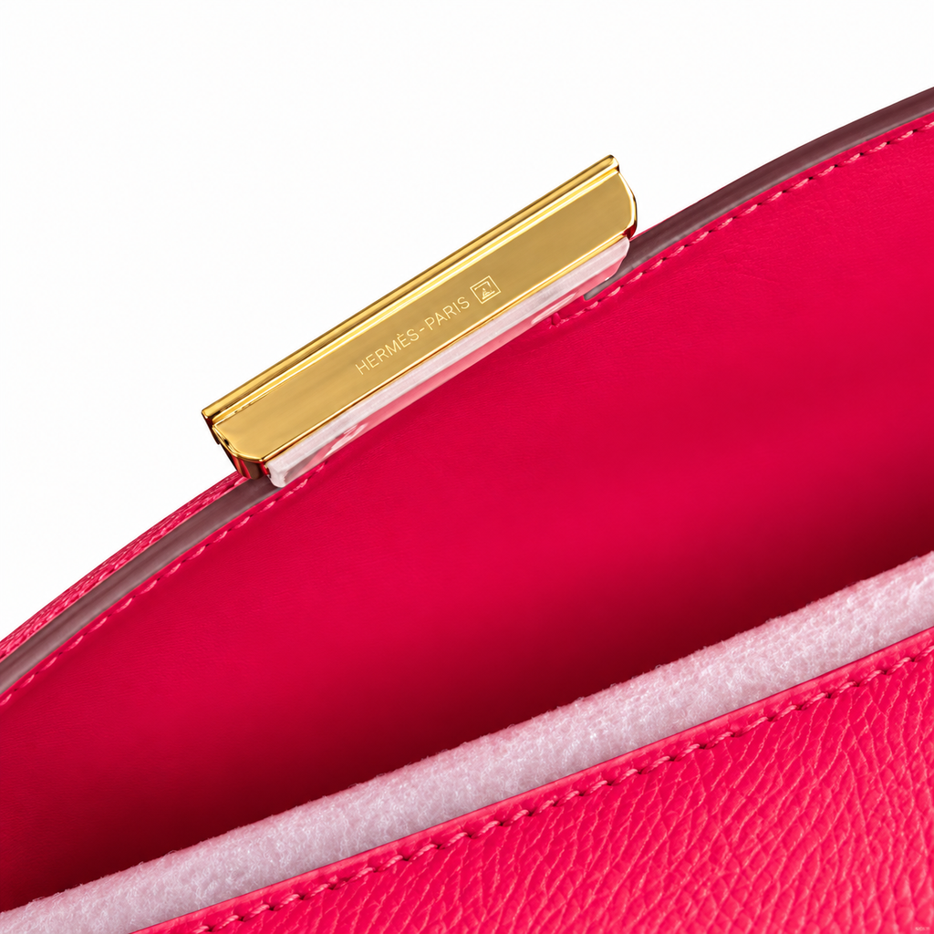 Hermès Lindy 26cm Crossbody Bag – Rose Pink & Gold | Feminine Luxury Leather
