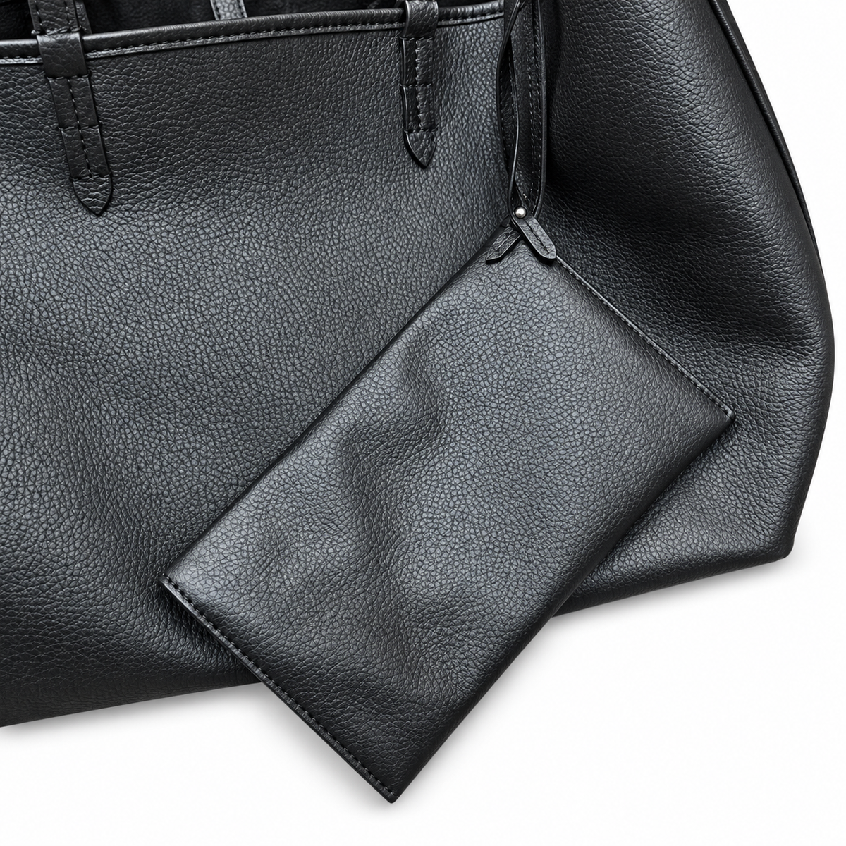 Burberry Textured Knight Logo Tote