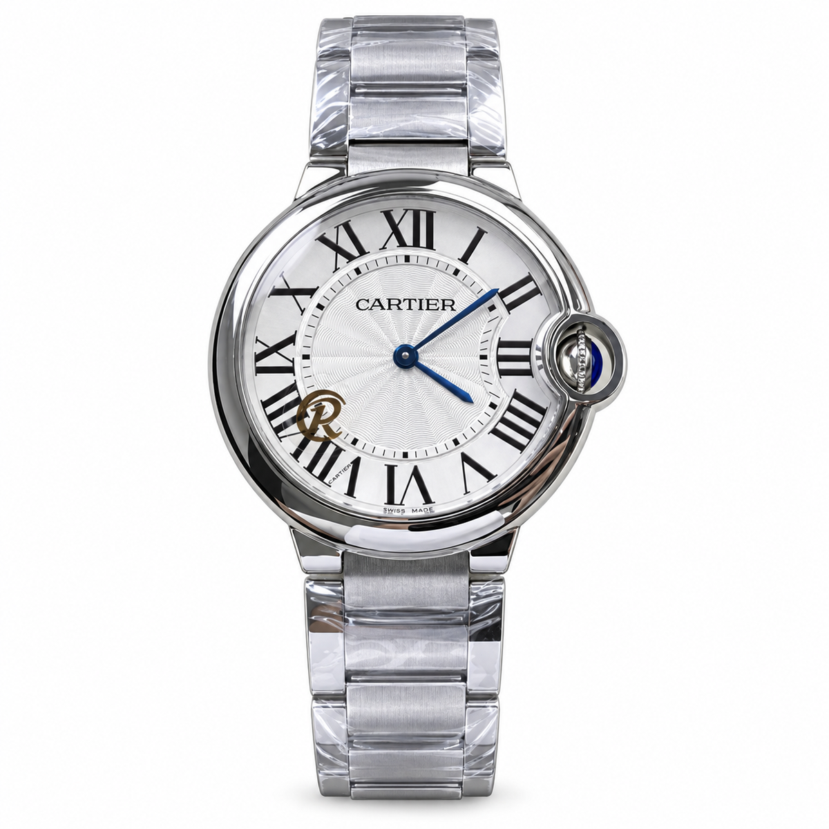 Cartier Ballon Bleu Stainless Steel Silver Dial Watch