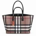 Burberry Check Tote with Dual Handles
