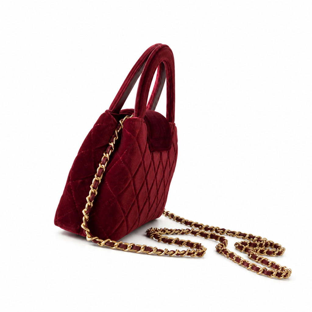 Chanel Classic Quilted Mini Flap Bag | CC Turn-Lock Leather Chain Strap — 13cm