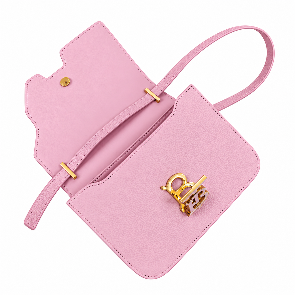 Burberry Pink Flap Shoulder Bag