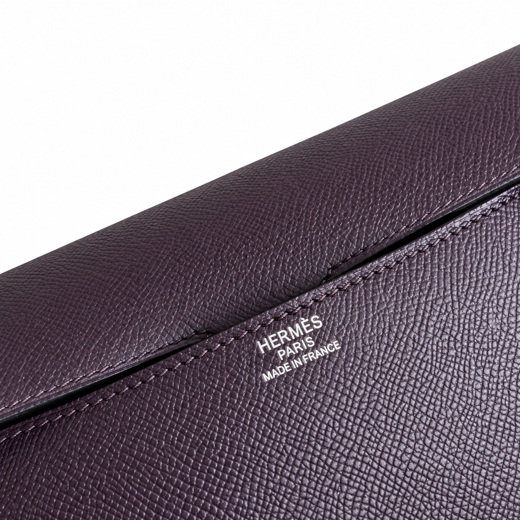 Hermès Lindy 26cm Crossbody Bag – Grape Purple & Silver | Mystique Luxury Leather