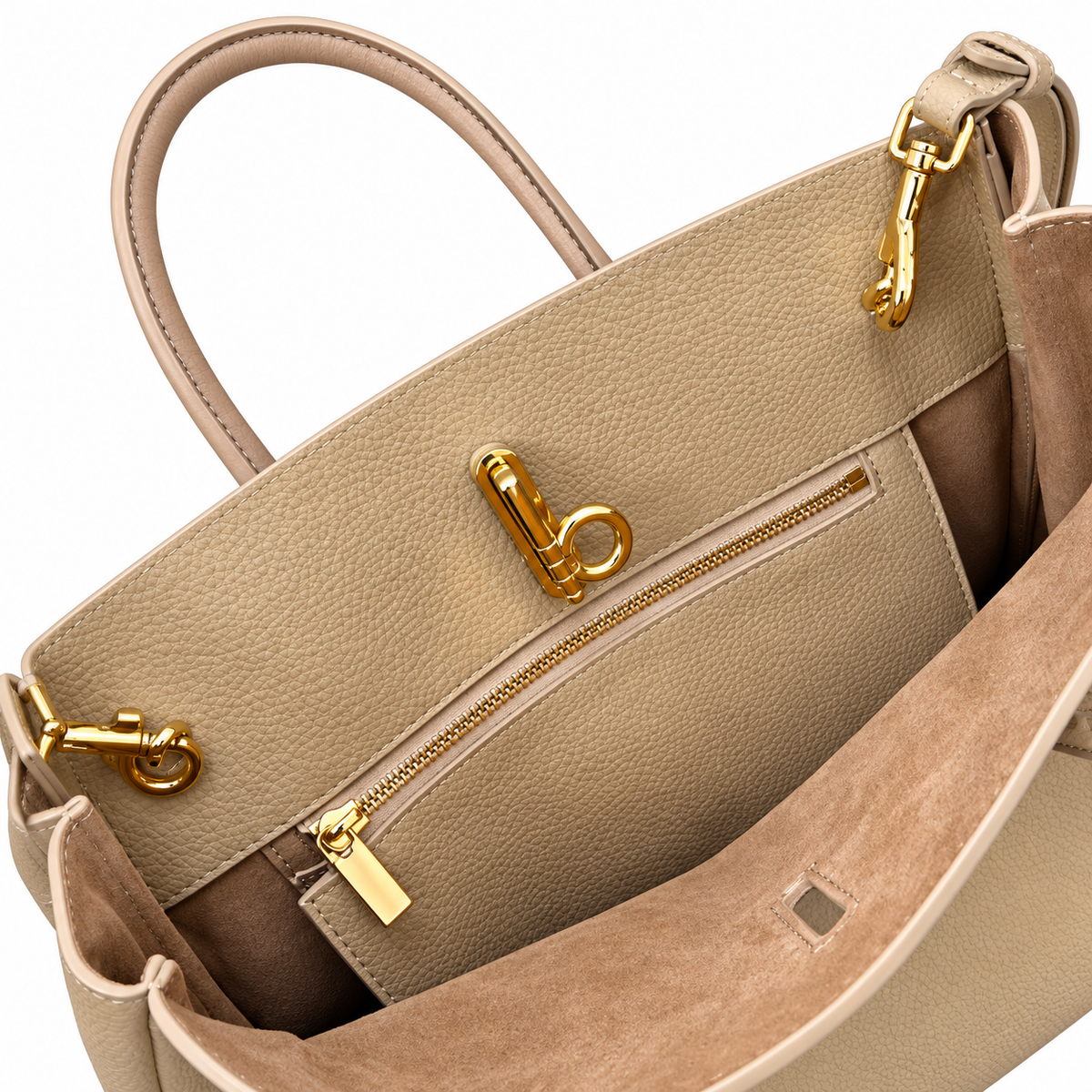 Burberry Beige Tote with Shoulder Strap