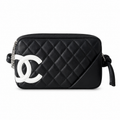 Chanel Black Quilted Camera Bag