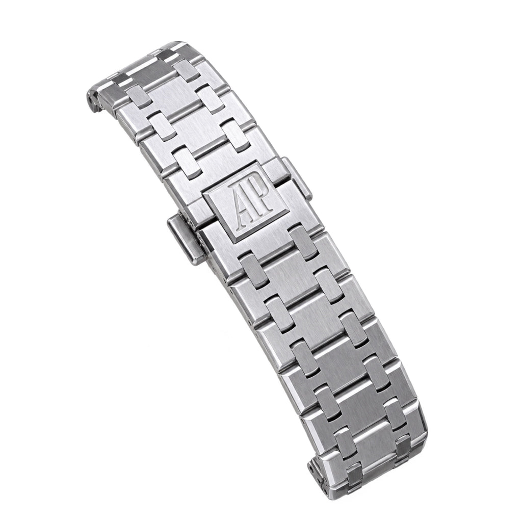 Audemars Piguet Royal Oak Steel Light Blue Tapisserie Date Watch