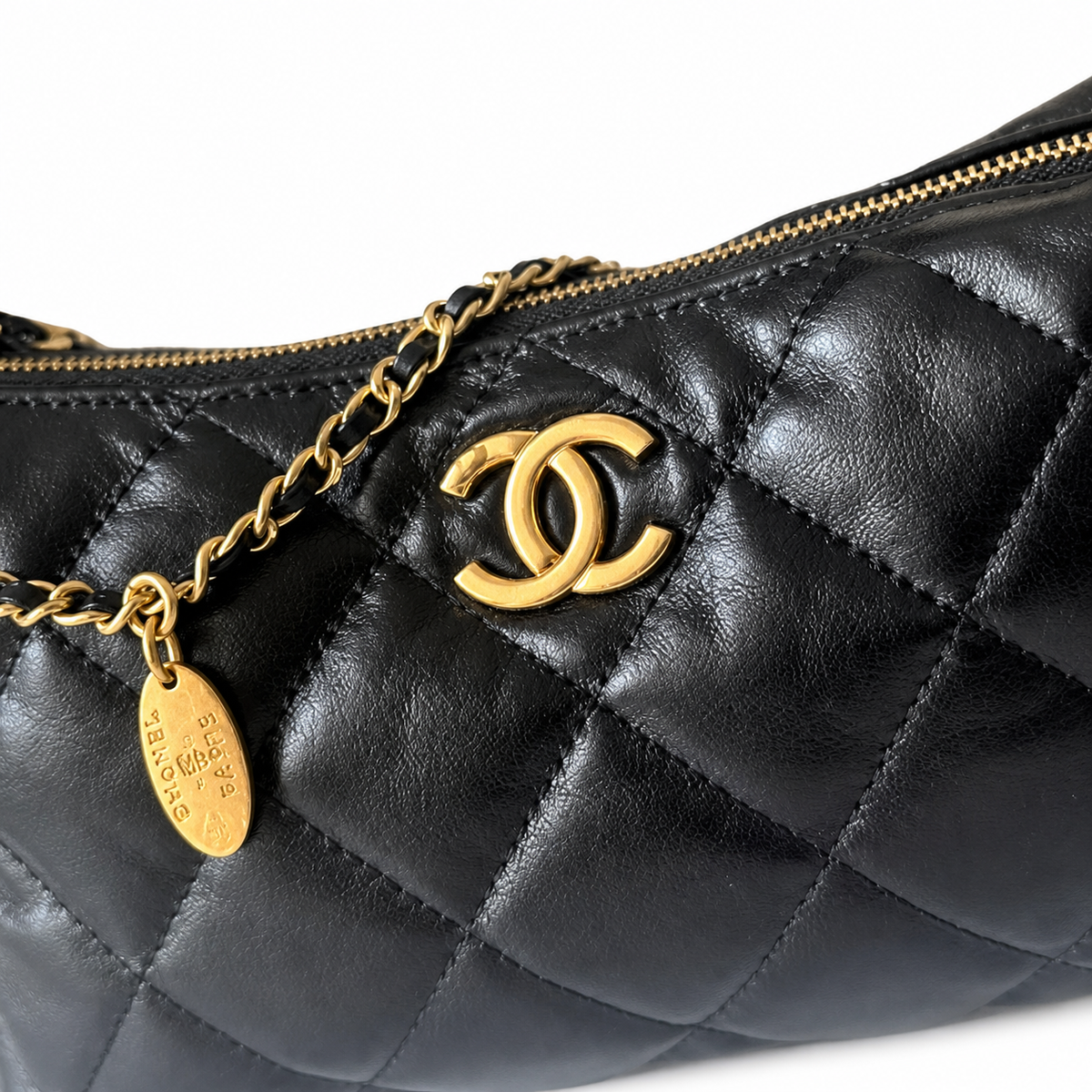 Chanel Black Quilted Chain Shoulder Bag