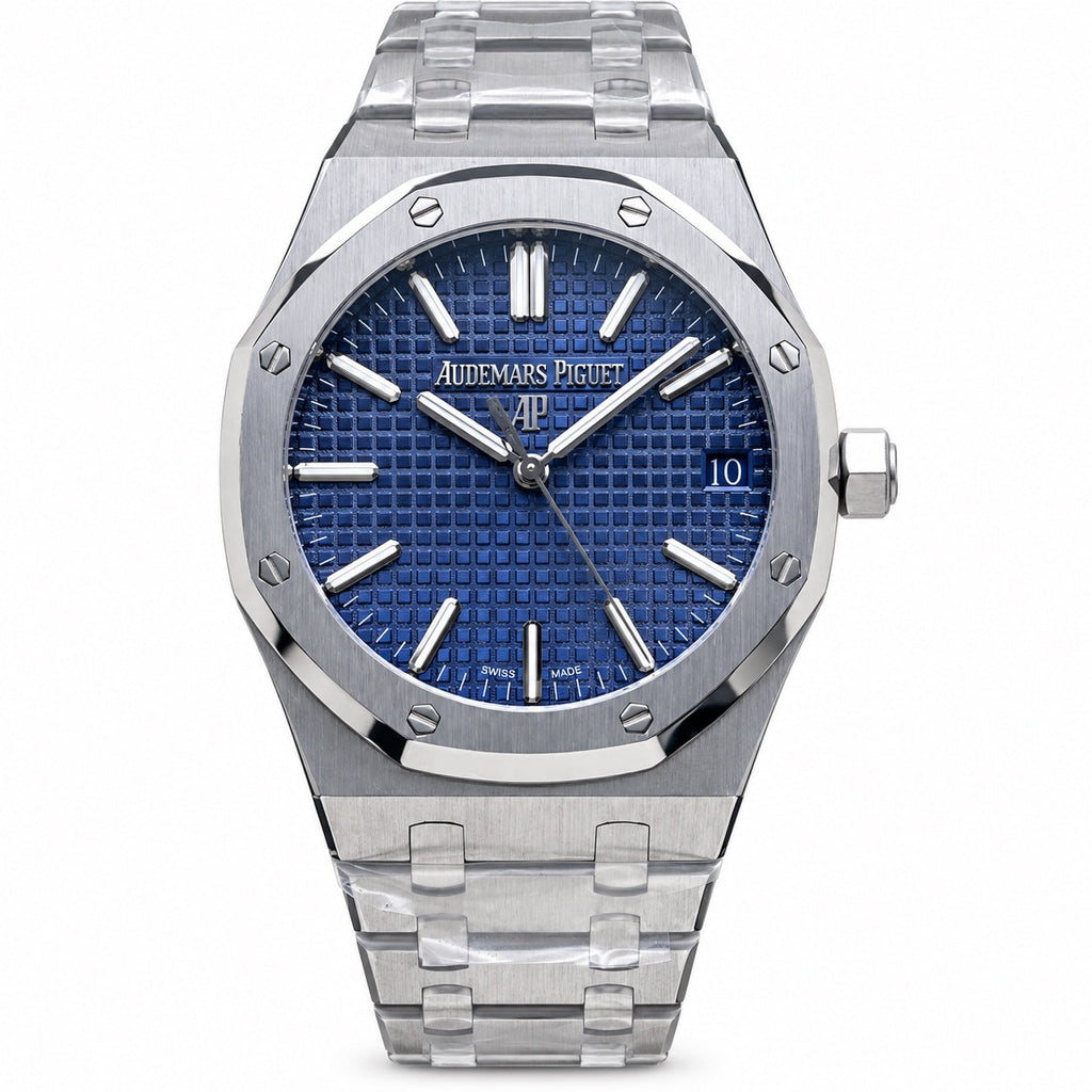 Audemars Piguet Royal Oak 41mm – Steel Blue Tapisserie Dial